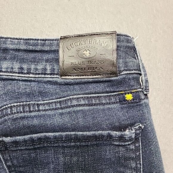Lucky Brand Womens Jeans 2/26 Lolita Skinny Blue Stretch Faded Front - Picture 13 of 13